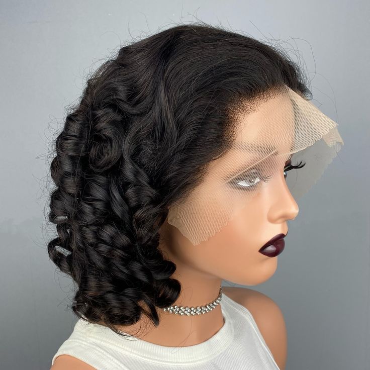 Perruque Bob courte ombrée blonde